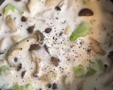 減量期のクラムチャウダー小柱食べなかん風作り方6写真