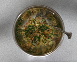 簡単♪セロリとかつお節の混ぜご飯作り方2写真