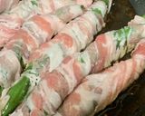 大人の総菜◎インゲンの豚バラ巻ピリ辛ダレ作り方2写真