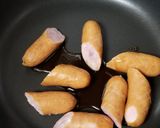 ☆お弁当に♪ウインナーの照焼き☆作り方1写真