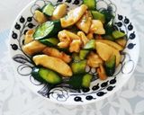 簡単に♪鶏むね肉ときゅうりの炒めもの作り方6写真