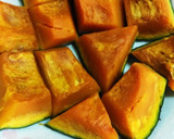 かぼちゃと油揚げのあっさり煮♪作り方1写真