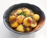 新じゃがのカニカマあんかけ作り方5写真