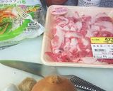 洋食屋さんのポークチャップ風肉炒め作り方1写真