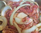 洋食屋さんのポークチャップ風肉炒め作り方5写真