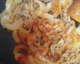 洋食屋さんのポークチャップ風肉炒め作り方7写真