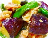 あと一品にレンジで4分!豚こまde肉豆腐作り方5写真