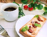 【アレンジトースト】ブルーベリー作り方5写真