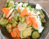 きゅうりと大根の中華風酢の物【作り置き】作り方1写真