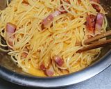 生クリーム不用☆濃厚全卵カルボナーラ　作り方5写真