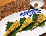 ロカボな副菜 もずく入り卵焼き作り方4写真