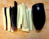 レンチンするだけ！なすの胡麻和え作り方1写真