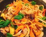 焼肉のたれで簡単☆夏野菜たっぷり豚肉炒め作り方6写真