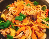 焼肉のたれで簡単☆夏野菜たっぷり豚肉炒め作り方6写真