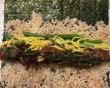 カツオのお刺身で美味しいおつまみ海苔巻き作り方4写真