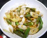 簡単！オクラと葱の甘味噌炒め作り方3写真