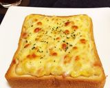 厚切りハムコーン☆チーズトースト作り方3写真