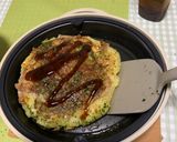 レンジパンでお好み焼き〜(o˘◡˘o)♡作り方28写真
