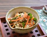 レンチン♪人参、えのき、鶏そぼろナムル作り方6写真