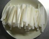 大根とツナのオイスターソース炒め♪作り方1写真