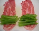 小松菜とえのきの豚肉巻き☆トマト煮作り方3写真
