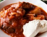 お肉柔らか♡牛すね肉のトマトソース煮込み作り方7写真