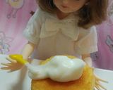 リカちゃん♡野球シリ✩梅酒風プリンケーキ作り方11写真