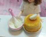 リカちゃん♡野球シリ✩梅酒風プリンケーキ作り方10写真