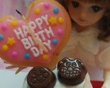 リカちゃん♡野球シリ✩梅酒風プリンケーキ作り方15写真