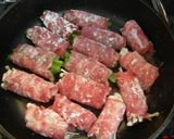 小松菜とえのきの豚肉巻き☆トマト煮作り方5写真