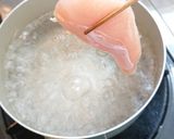 鶏ササミのキムチ豆腐作り方3写真