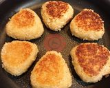 簡単★フライパンde焼きおにぎり作り方4写真
