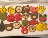 型なし☆可愛いカラフル動物クッキー☆作り方39写真