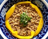 しいたけ入り鶏そぼろ丼*お弁当にも作り方5写真
