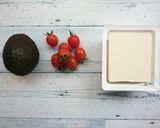 夏に！カプレーゼ風豆腐サラダ作り方1写真