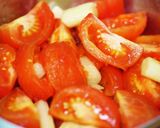 麺つゆ♡トマトとホワイトアスパラのお浸し作り方3写真