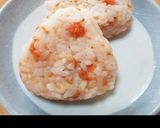 鮭フレーク&あげ玉入りおむすび(旨い)作り方8写真