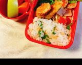 鮭フレーク&あげ玉入りおむすび(旨い)作り方9写真