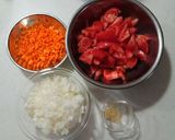 トマトたっぷり簡単ミートソース作り方1写真