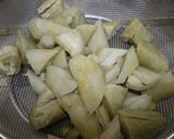 ◆叩きごぼうと牛肉の煮物◆作り方1写真