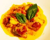 鶏もも肉のトマトソース、チーズ、バジル焼作り方4写真