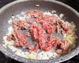 なすとひき肉の甘辛味噌炒め作り方3写真