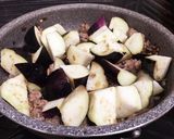 なすとひき肉の甘辛味噌炒め作り方4写真