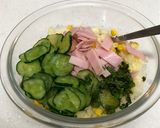 変わり種＊しそ入りポテトサラダ作り方4写真