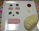 キャラ弁に☆簡単パンダパン作り方1写真