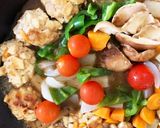 高野豆腐肉団子の砂糖を使わない炒め煮作り方23写真