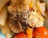 高野豆腐肉団子の砂糖を使わない炒め煮作り方24写真
