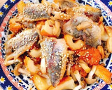 ちくわも一緒に♪イワシの蒲焼き丼作り方14写真
