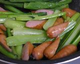 ◆小松菜とウインナーのクリーム煮◆作り方3写真