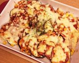 簡単！ナスのピザ風チーズ焼き作り方4写真